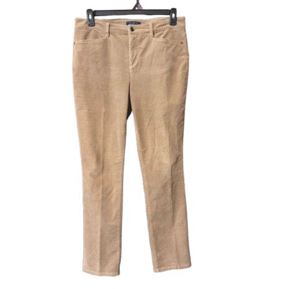 Talbots Simply Flattering Corduroy Pants Womens Size 10 Brown Stretch